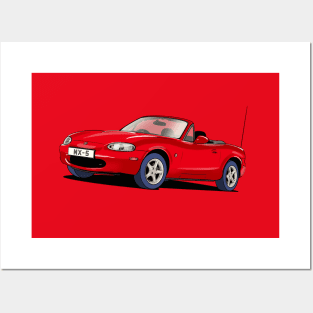 Mazda MX-5 Posters and Art